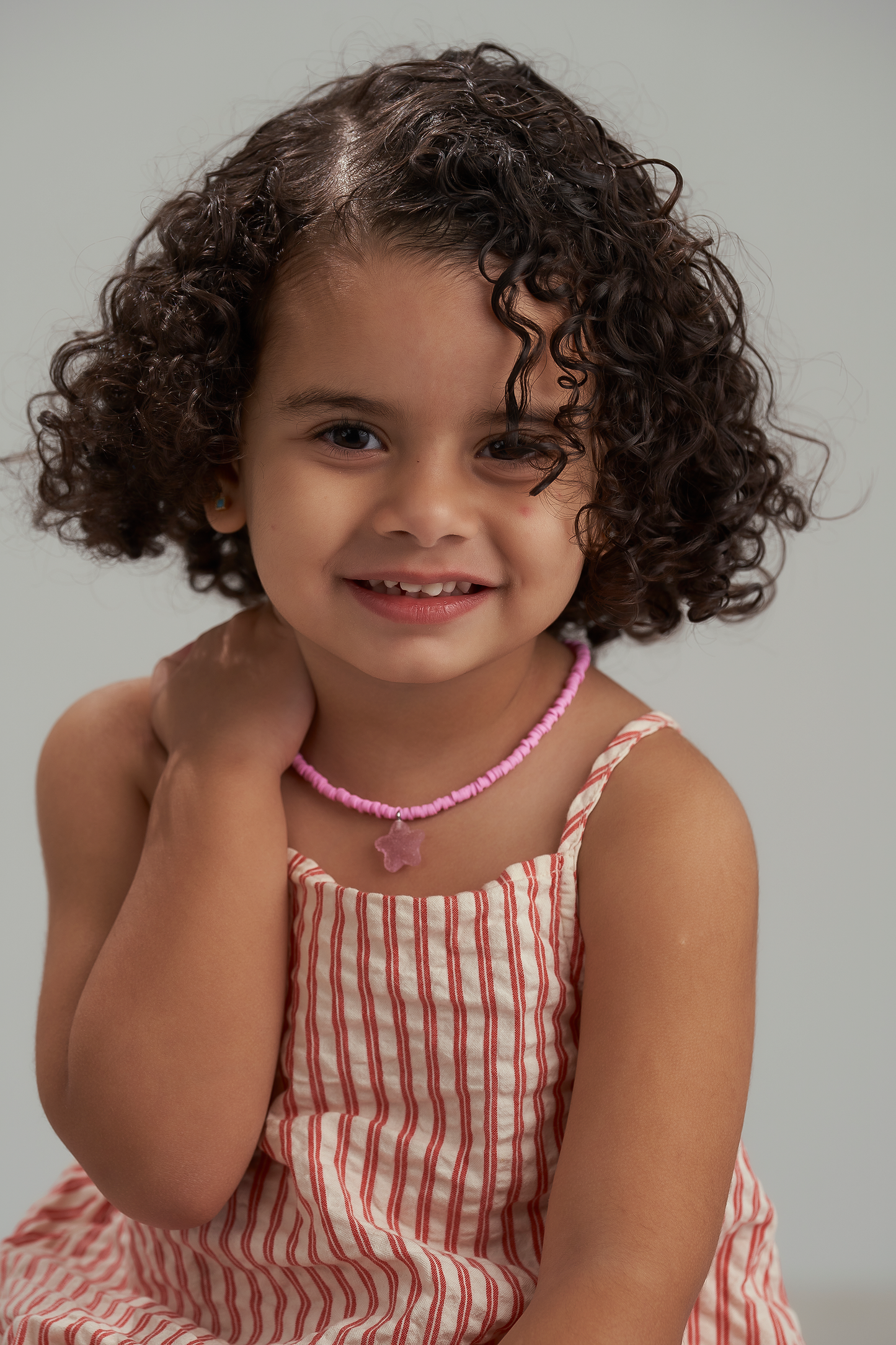 Kids purple star necklace