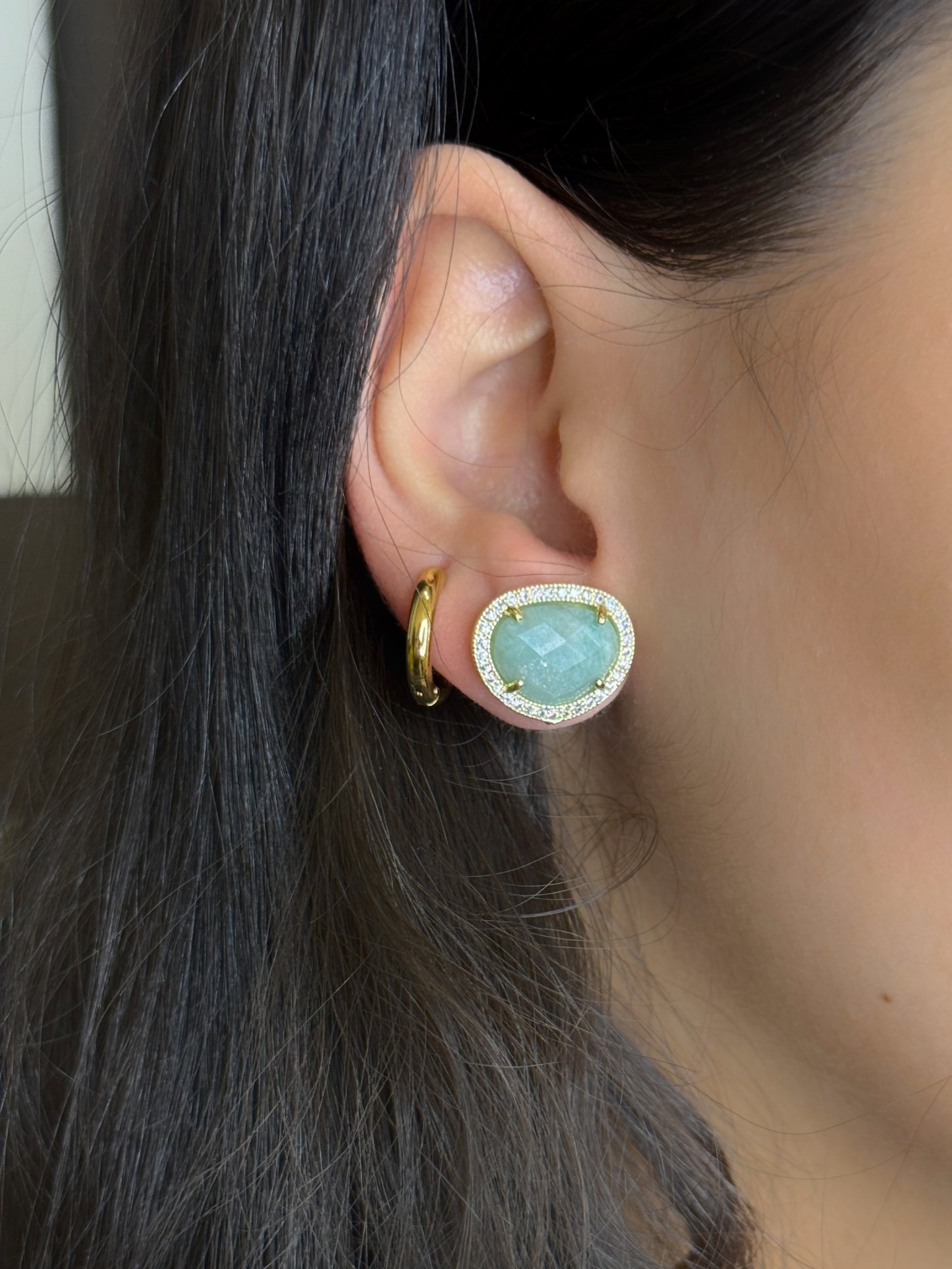 Stone earrings 03