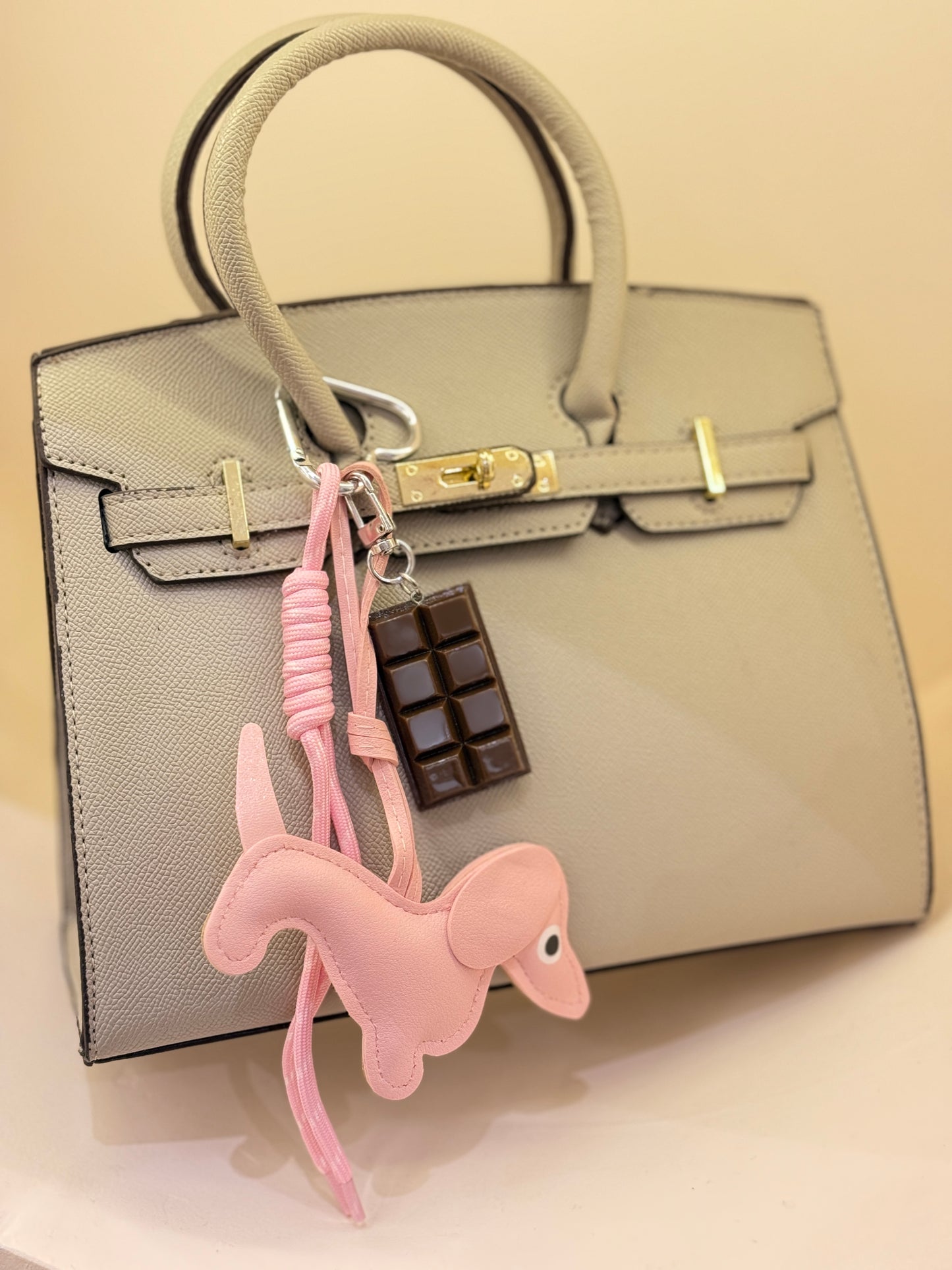 Chocolate bar and dog