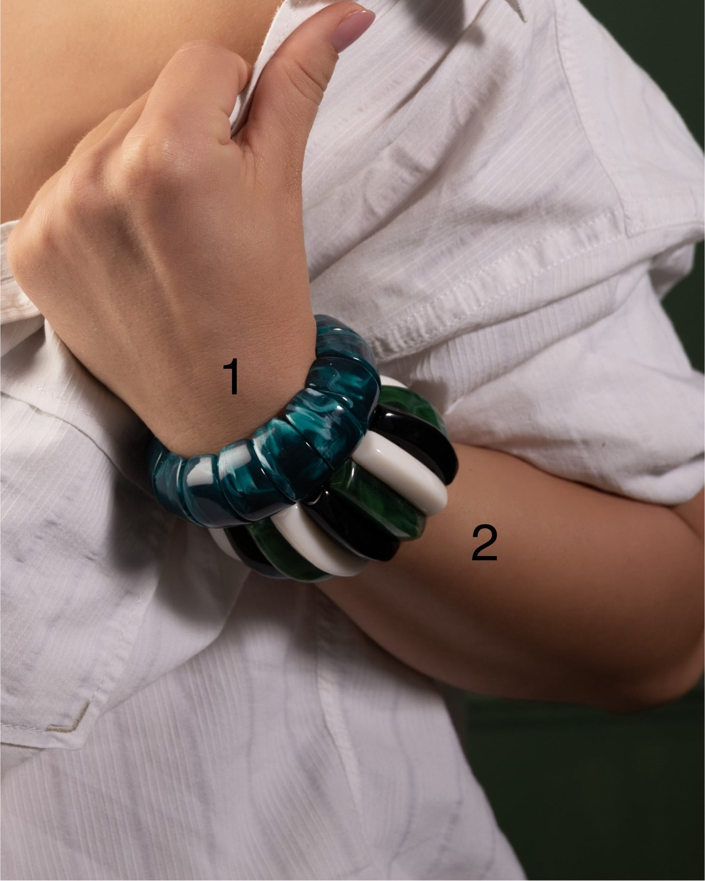 Acrylic bracelets 007