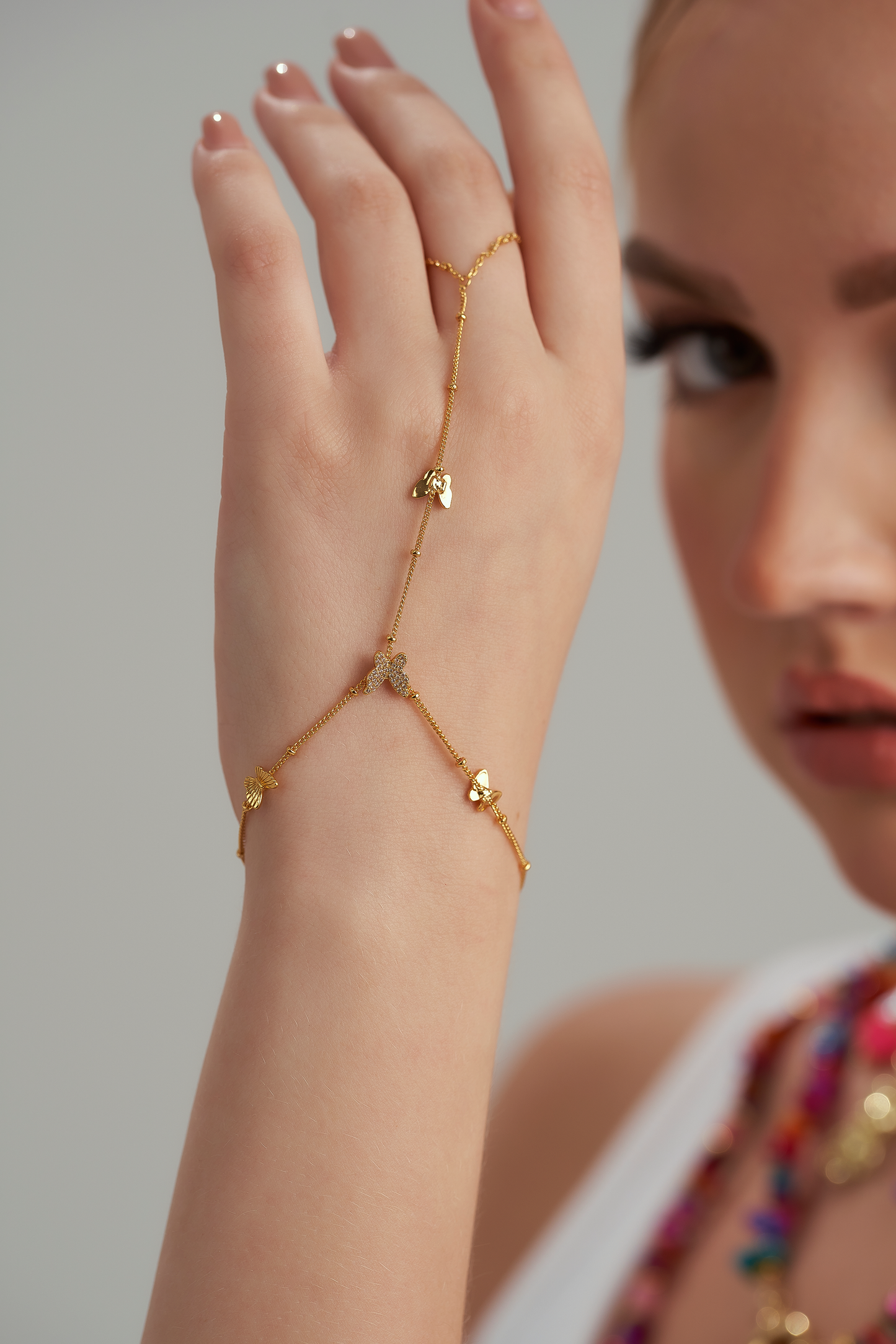 Butterfly hand chain