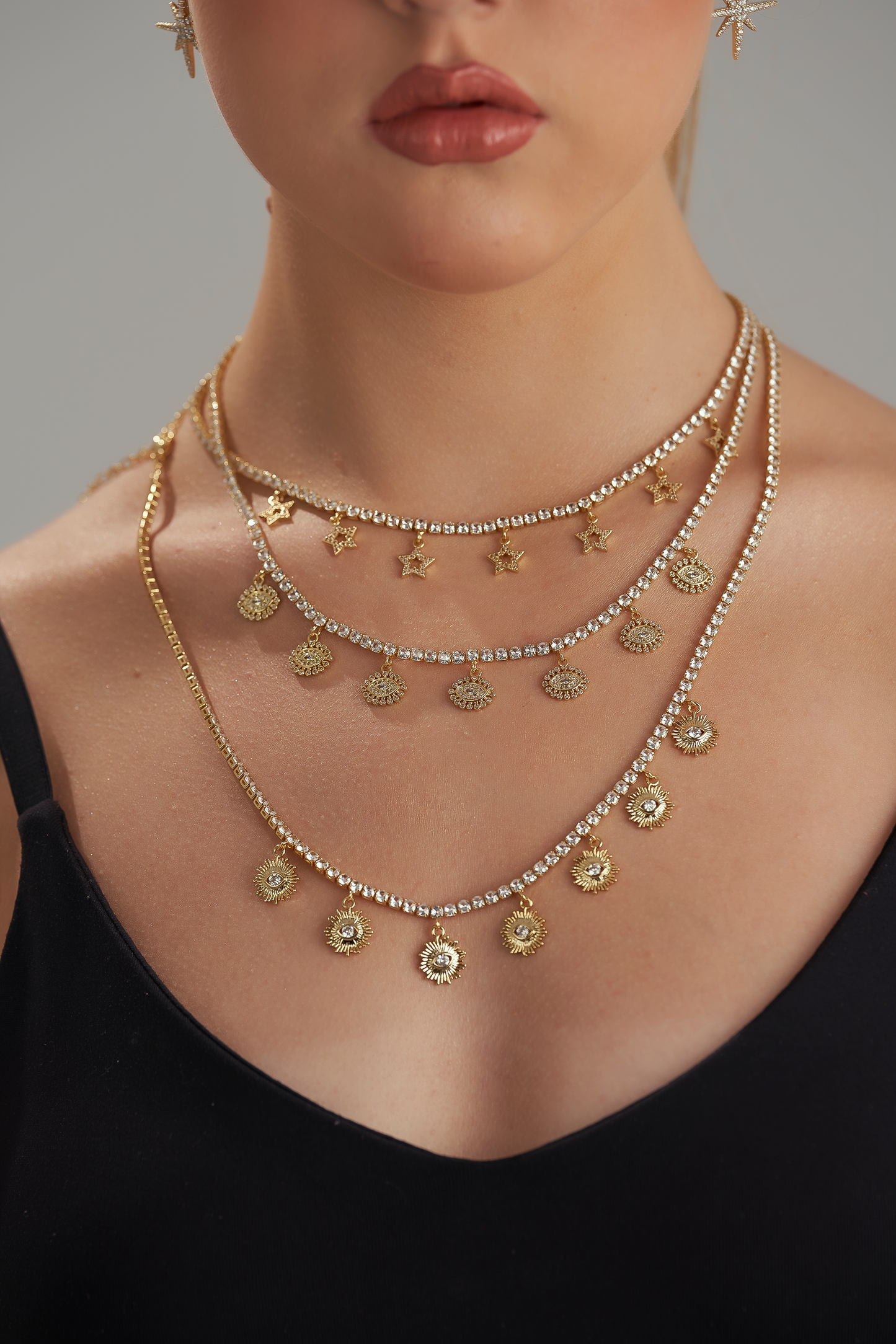Tennis necklace