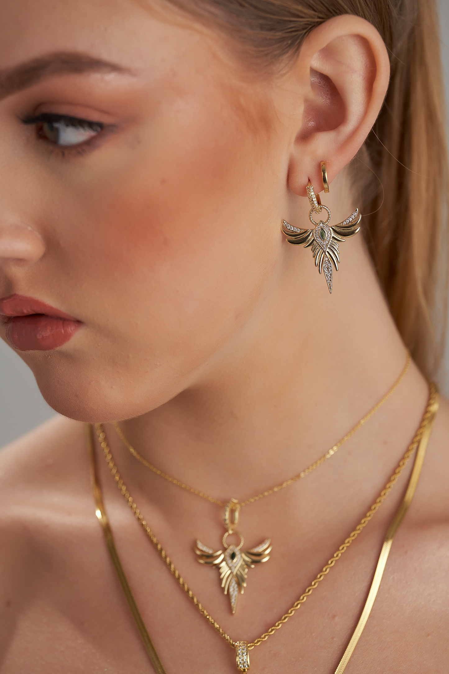 Eagle earrings