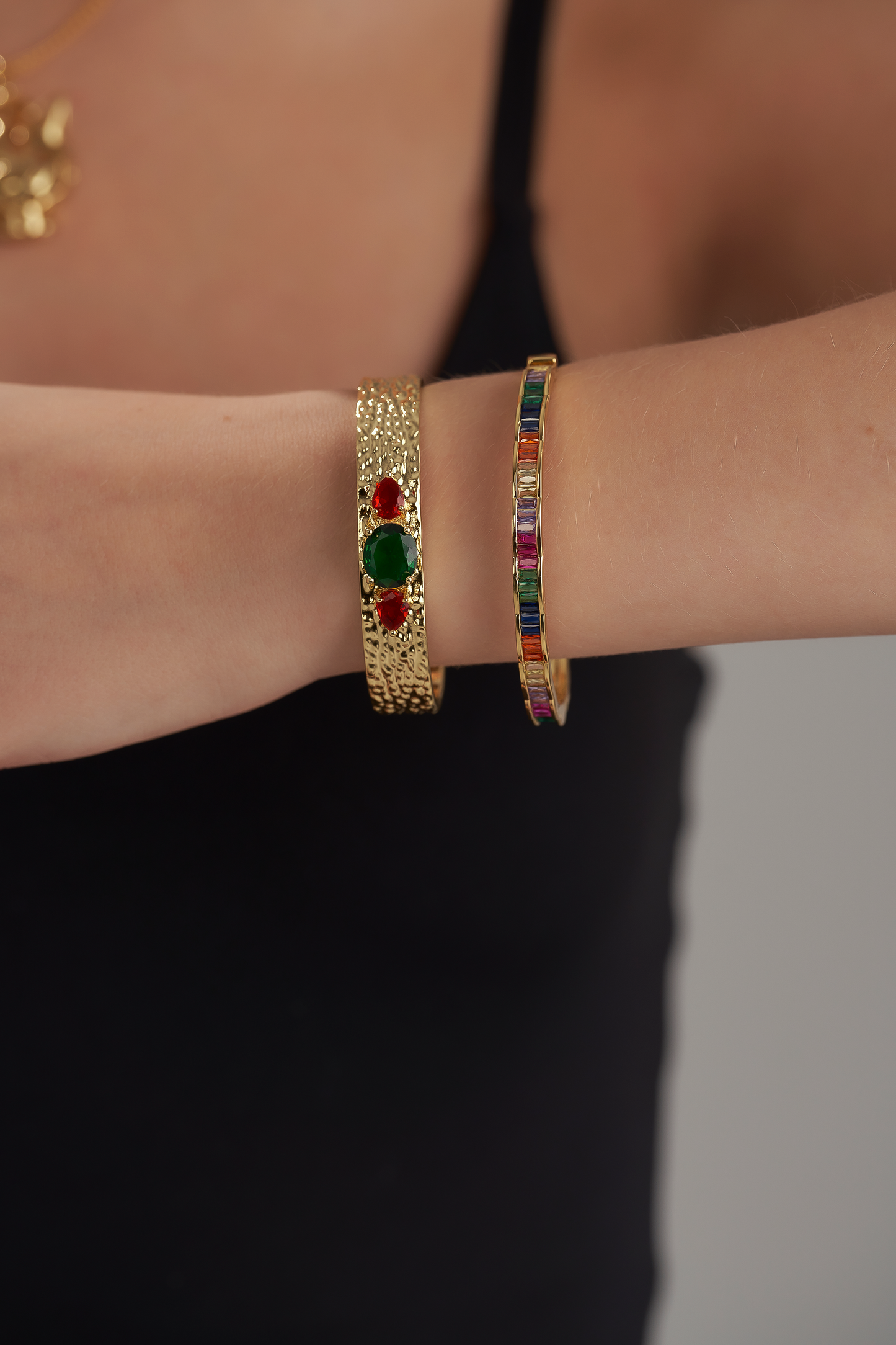 Rainbow bangles