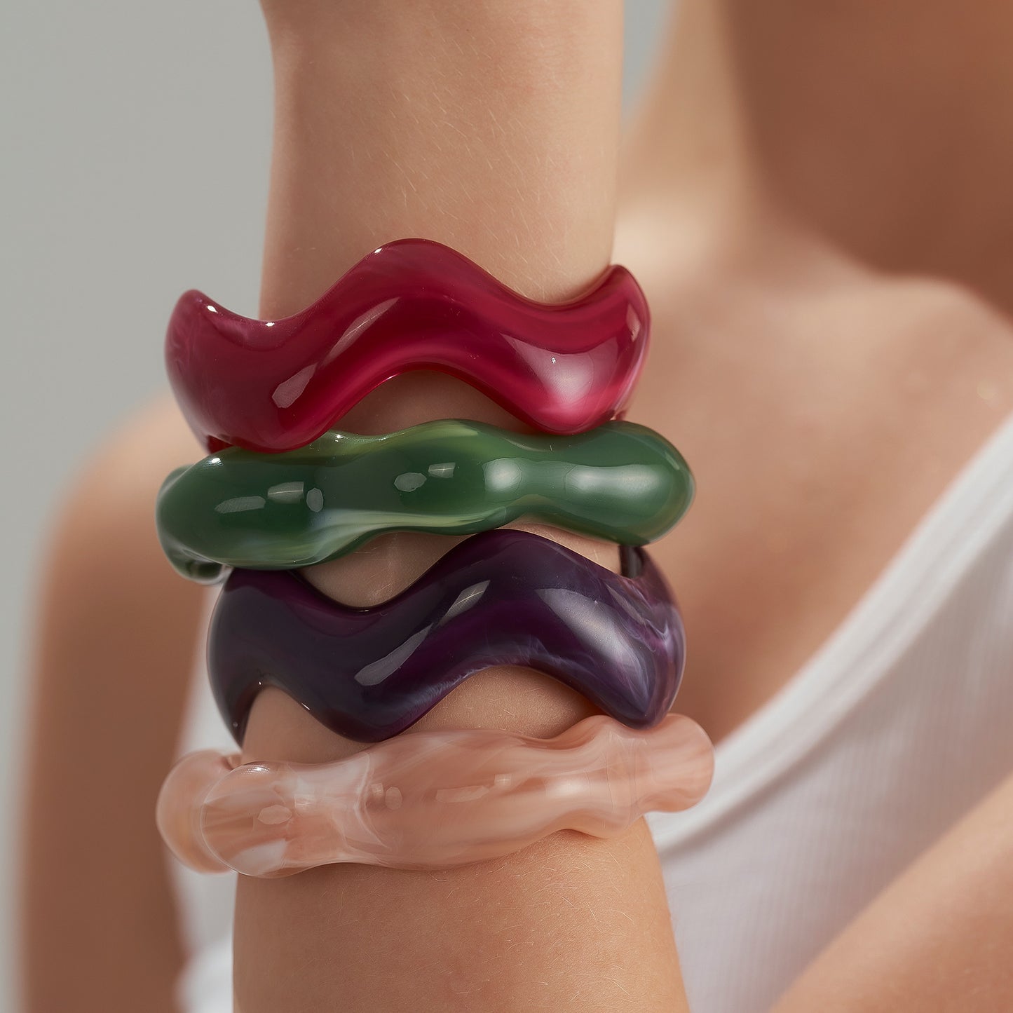 Acrylic bangles