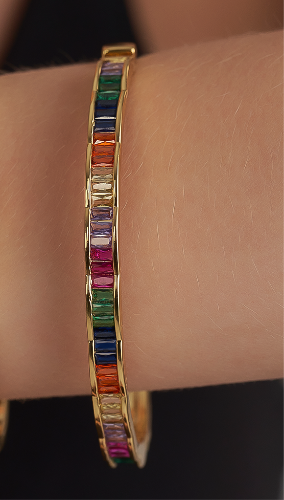 Rainbow bangles