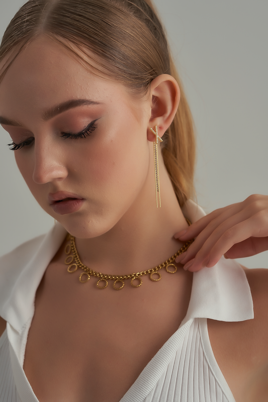 X earrings
