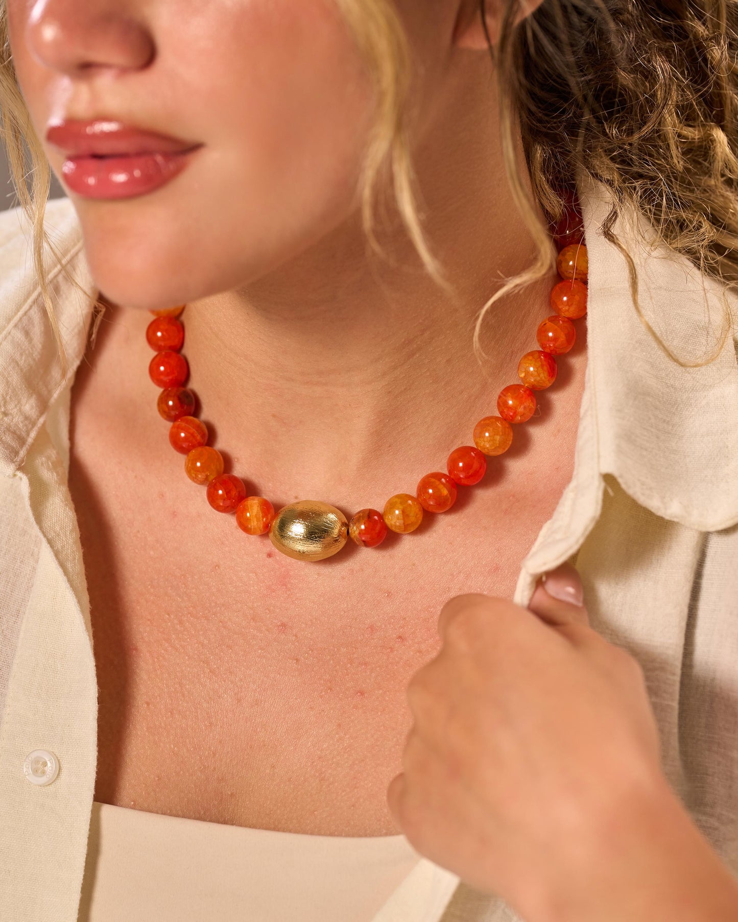 Orange stone