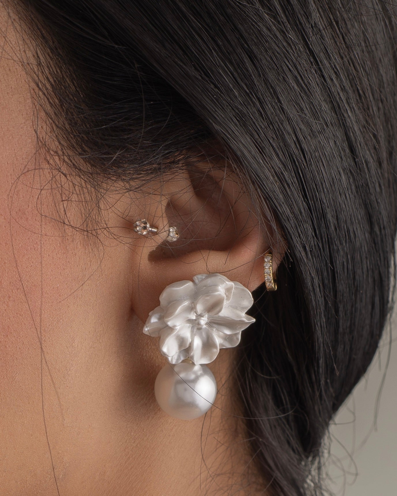Flower earring