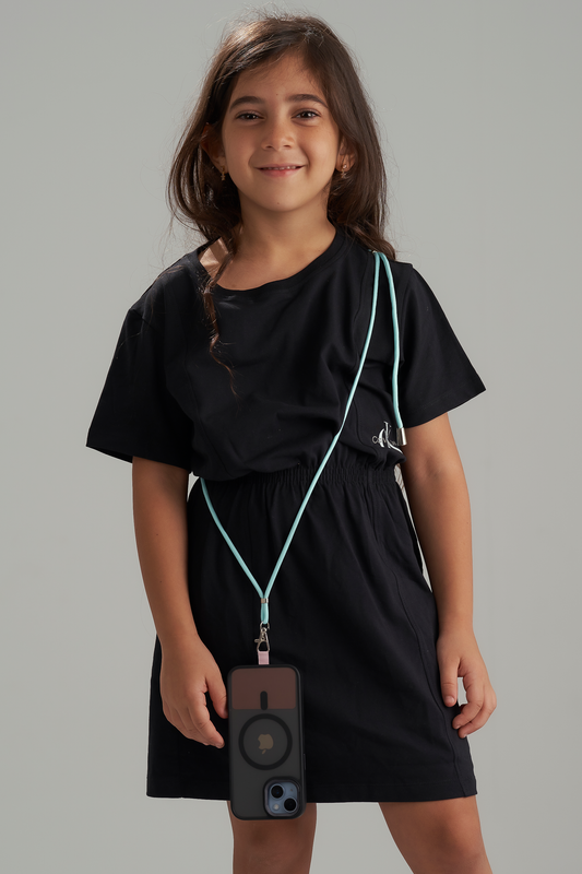 Baby blue kids mobile cord