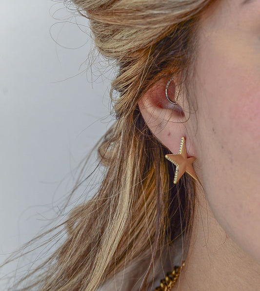 Star Earring Gold