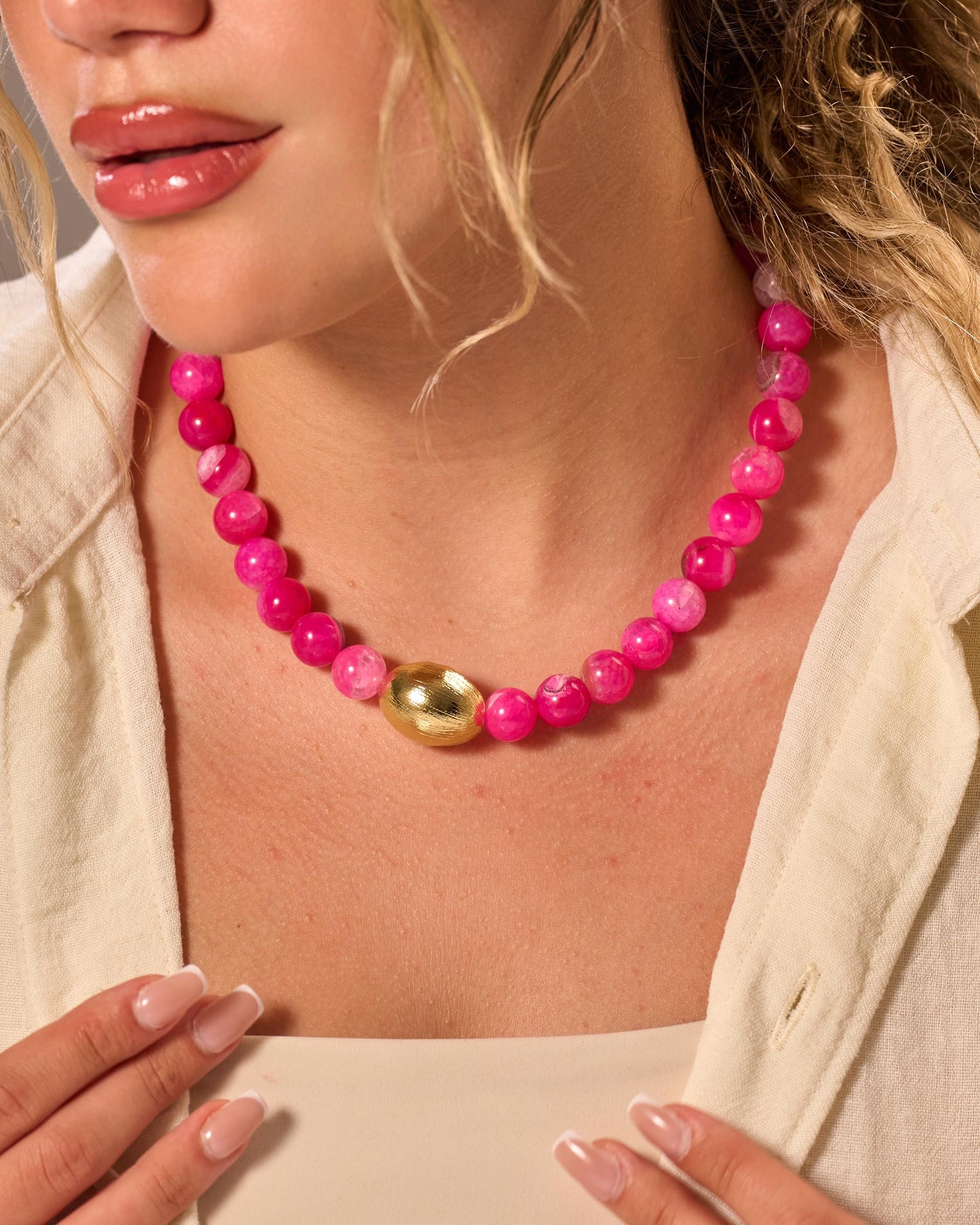 Fushia stone