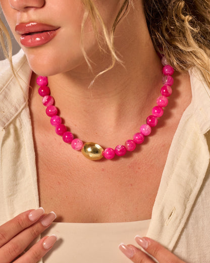 Fushia stone