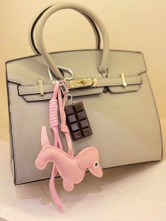 Chocolate bar and dog