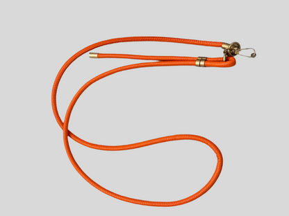 Orange leather mobile cord