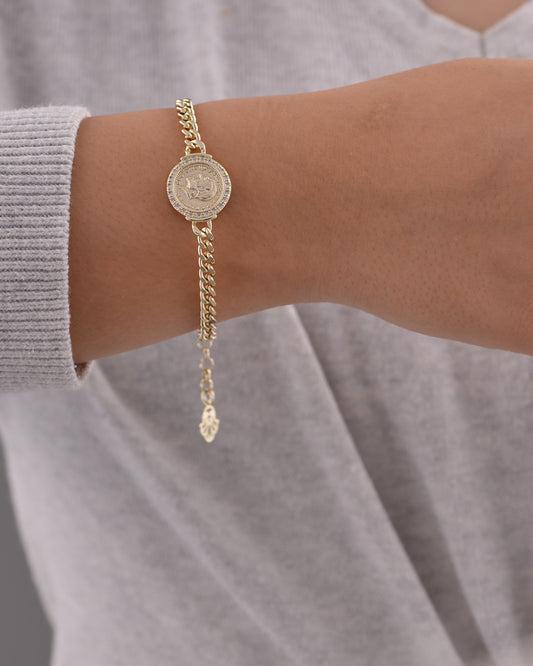 Coin bracelet