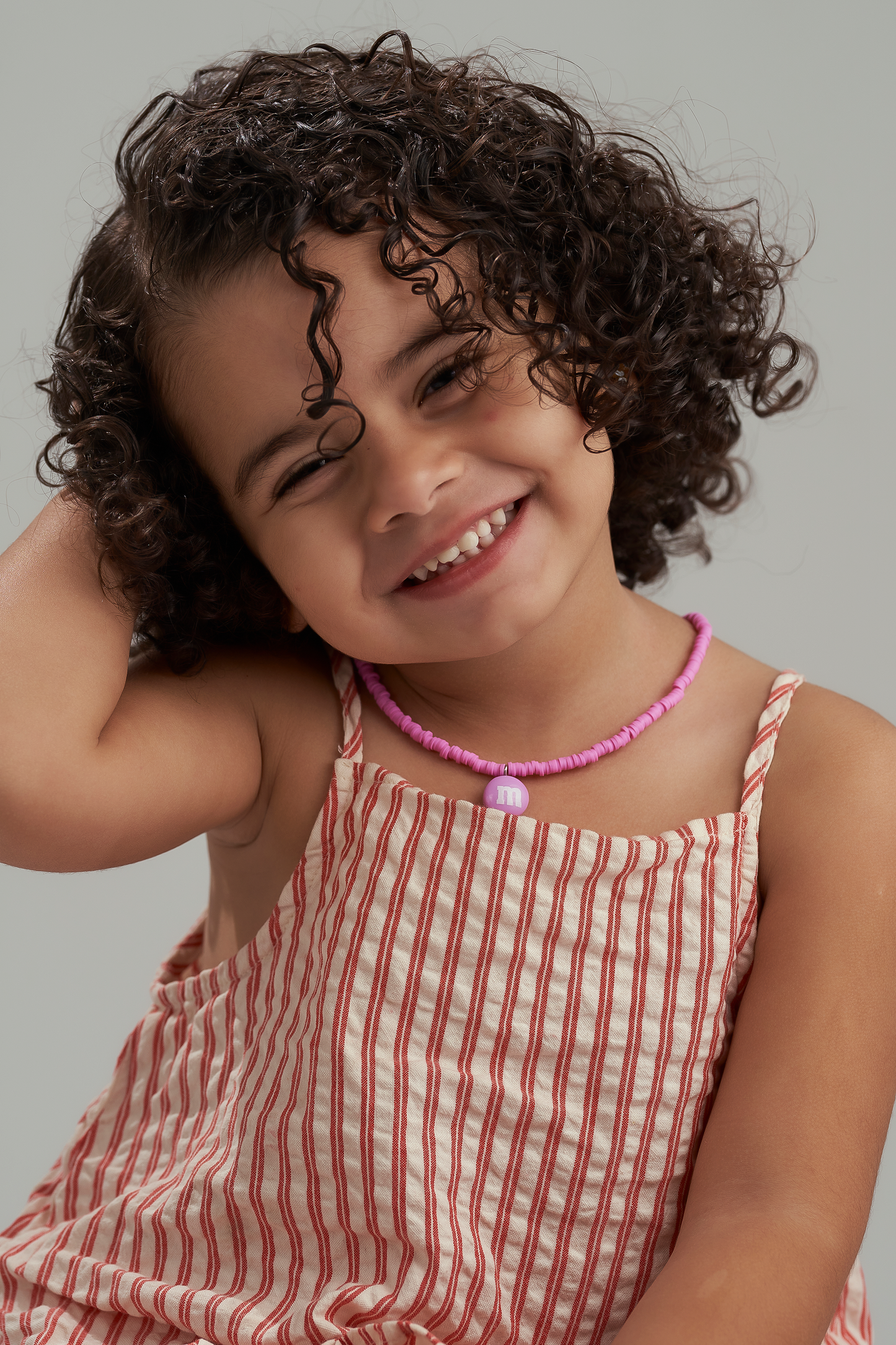 Purple kids necklace