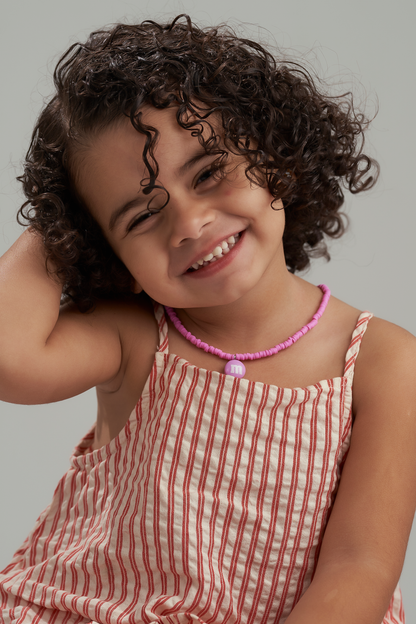 Purple kids necklace