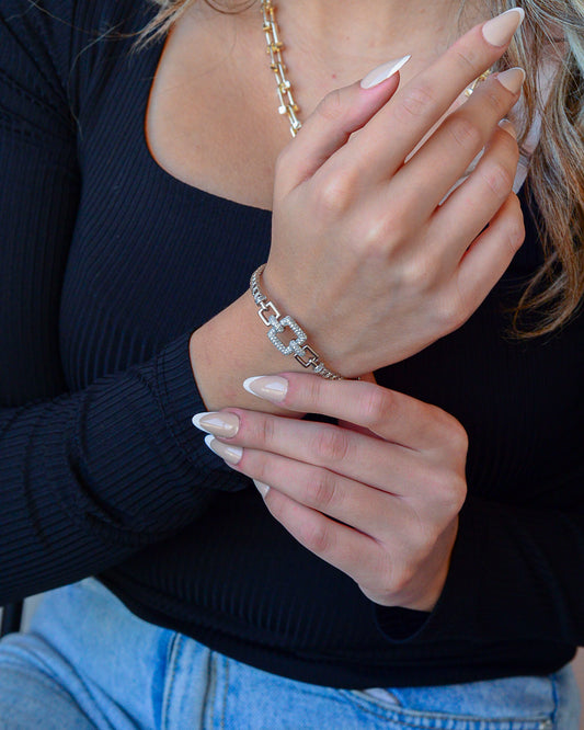 Silver bangle