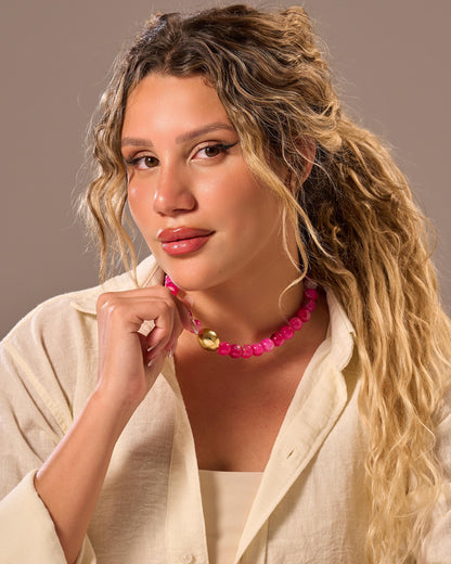 Fushia stone