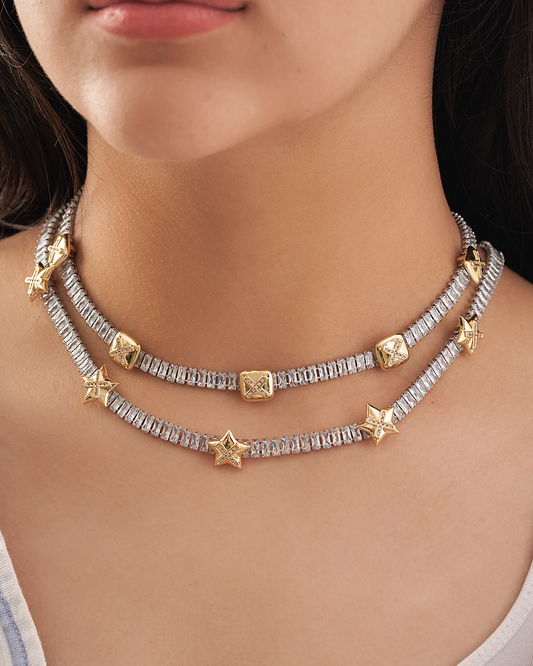 Silver & gold tennis