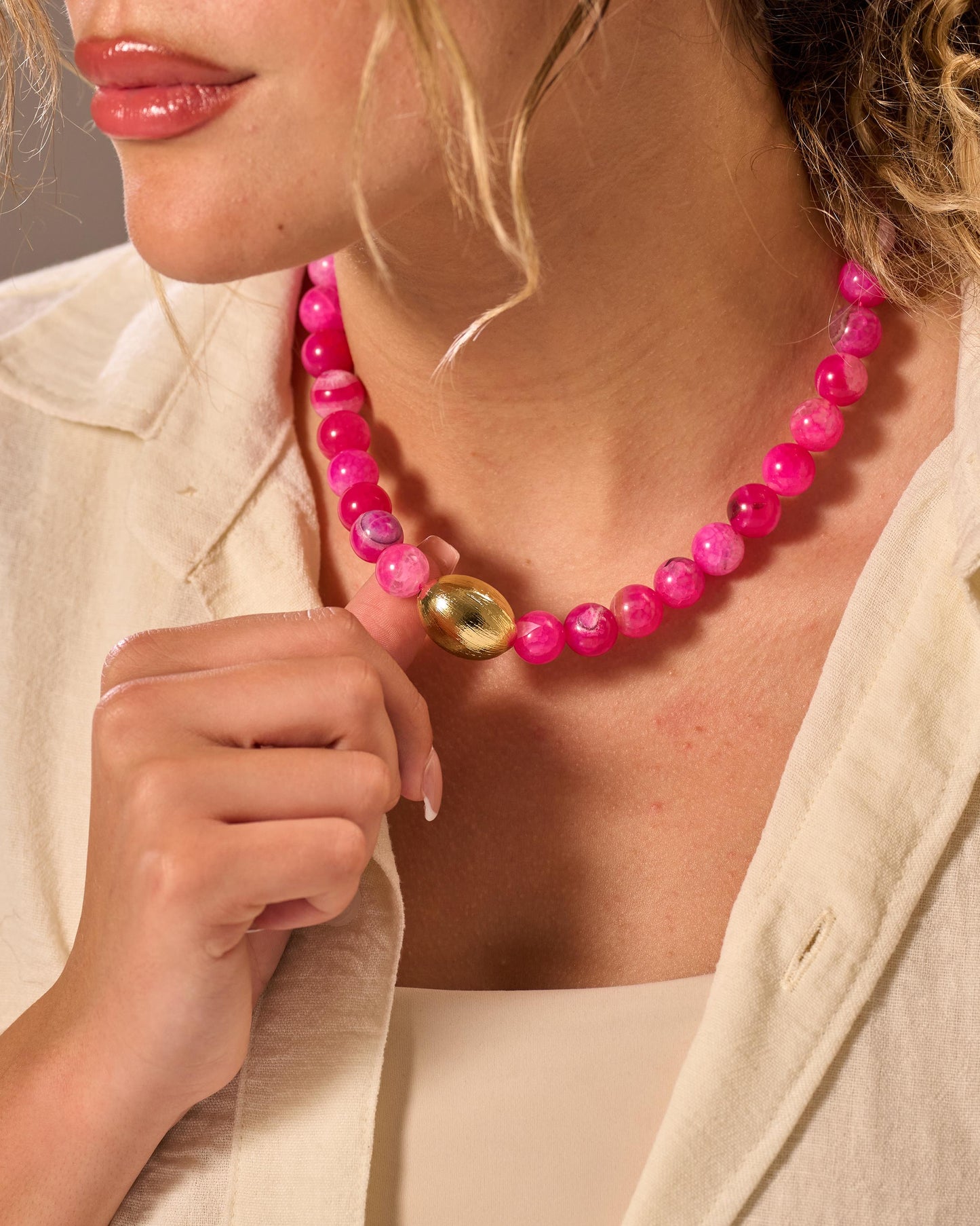Fushia stone
