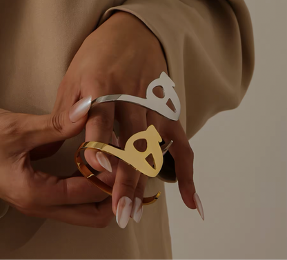 Arabic letters bangle