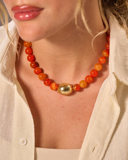 Orange stone