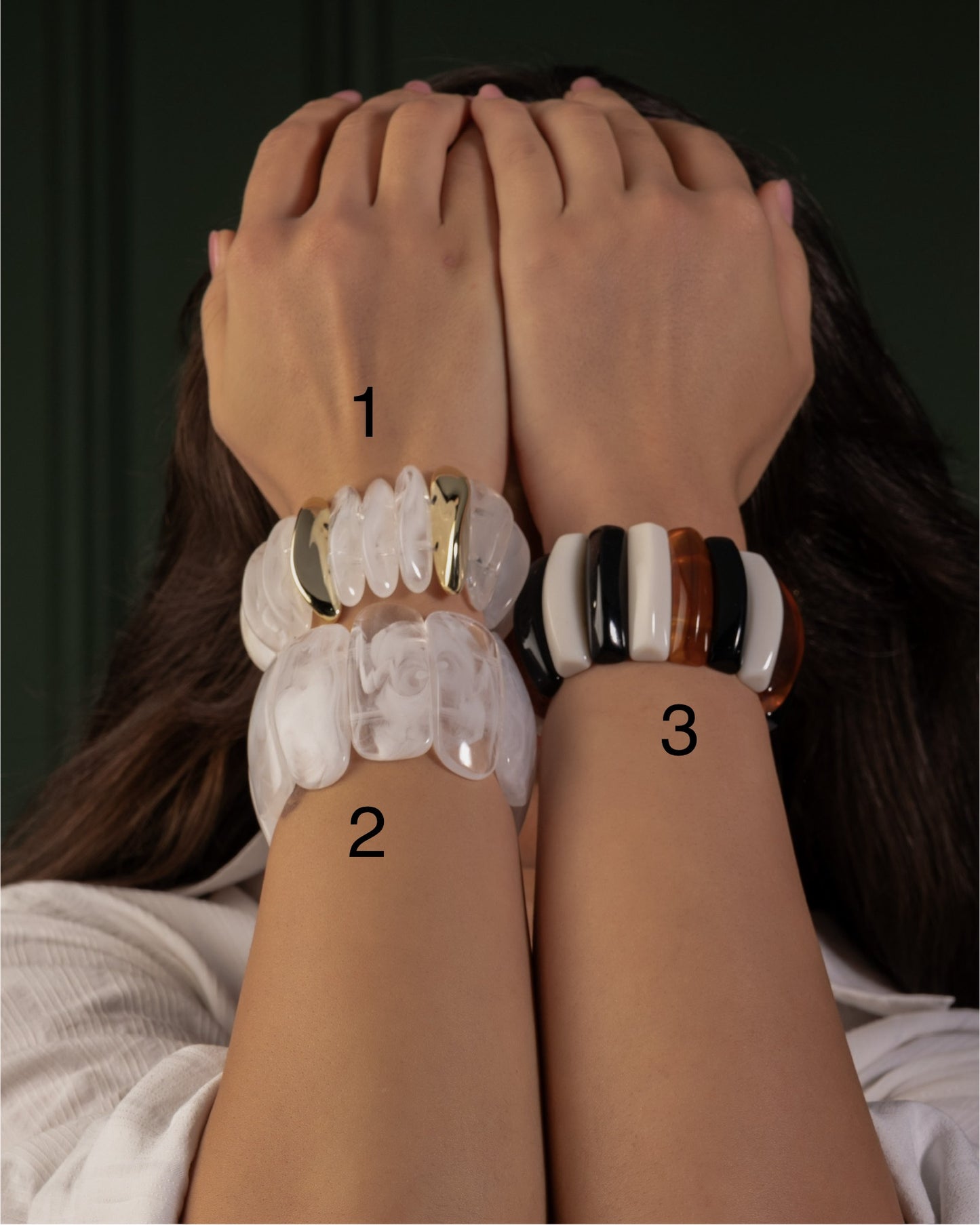 Acrylic bracelets 008