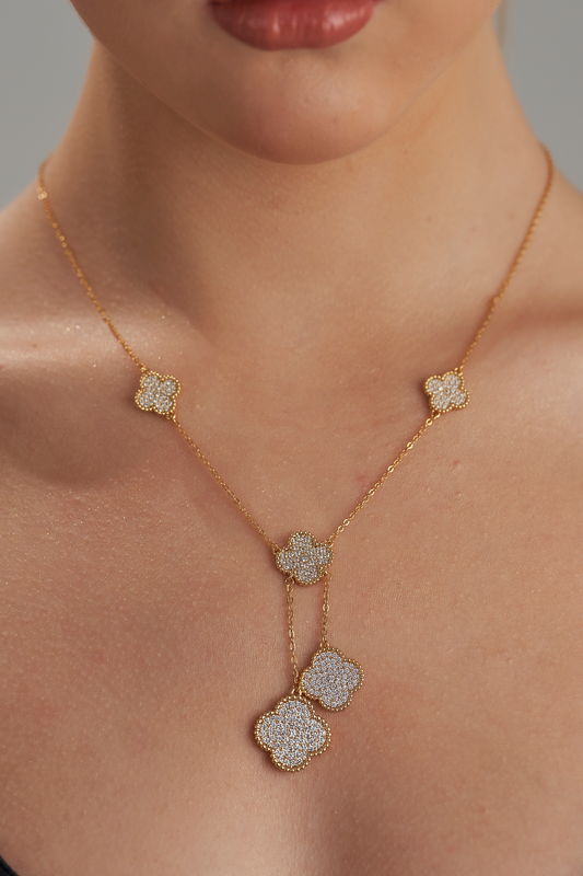 Zircon vancleef necklace