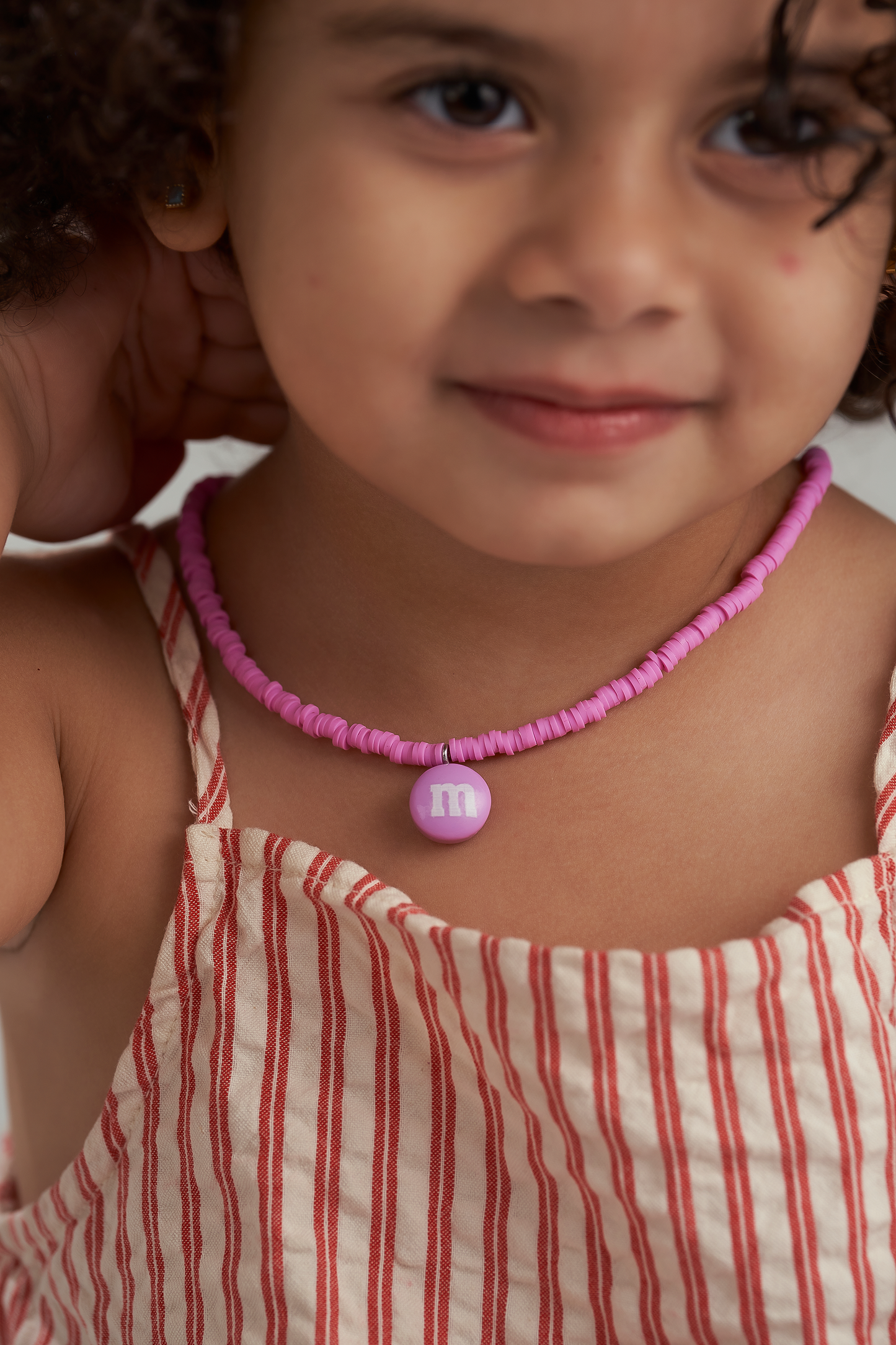 Purple kids necklace