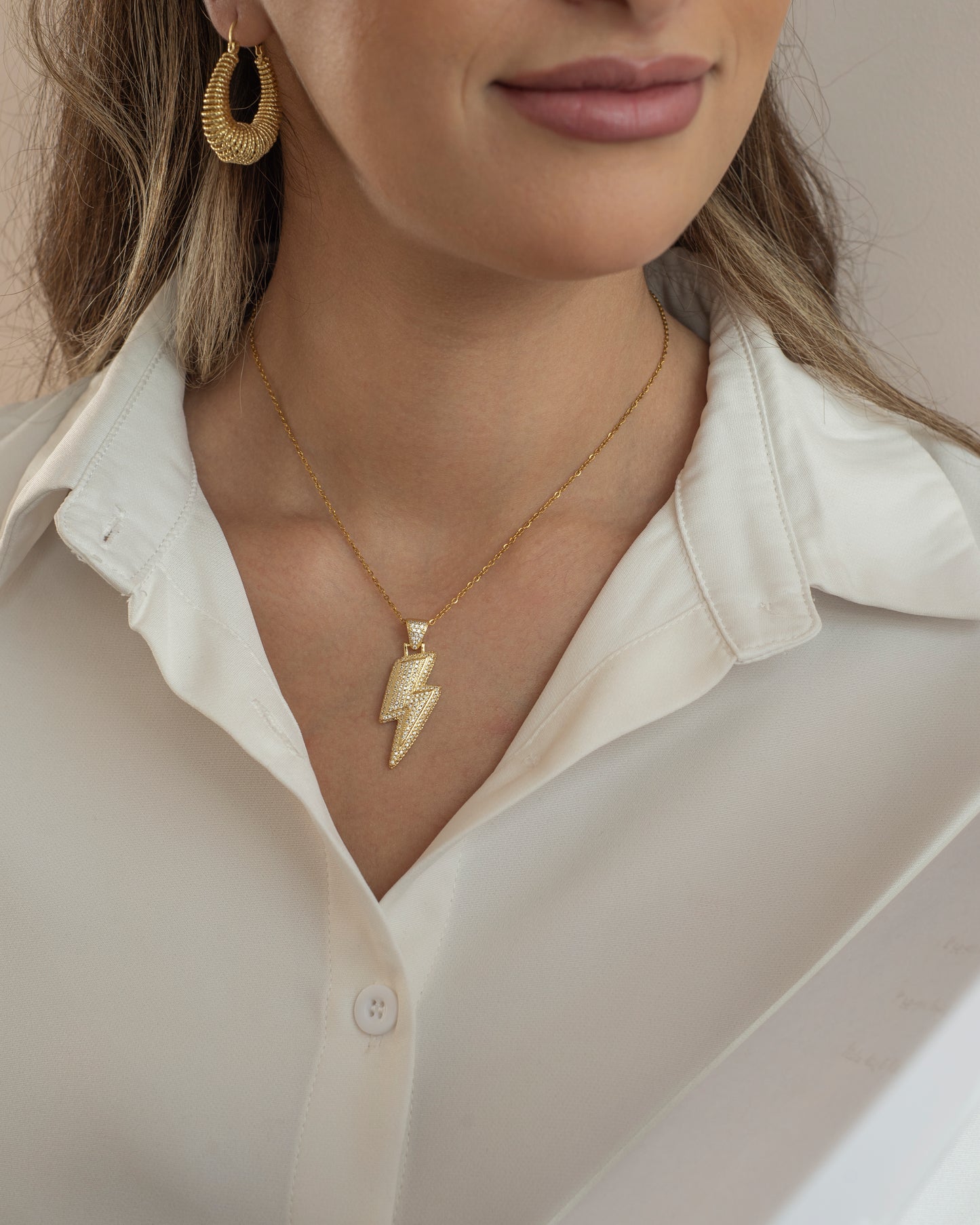 Spark sign necklace