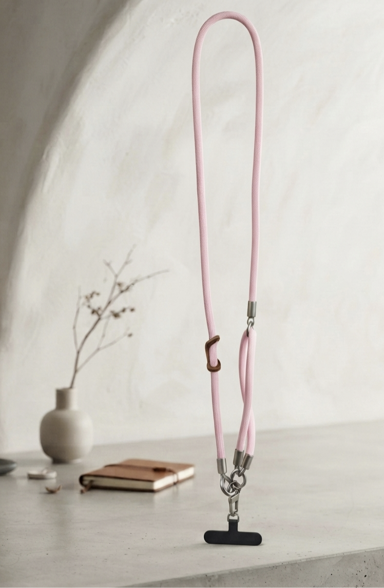 Baby pink mobile cords